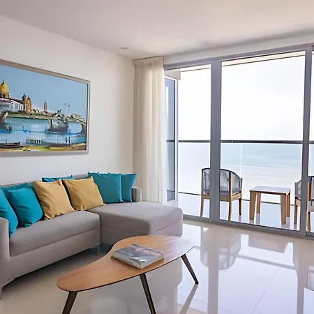 Hermoso Apto 2 Hab Piso 11 En Morros * Cartagena