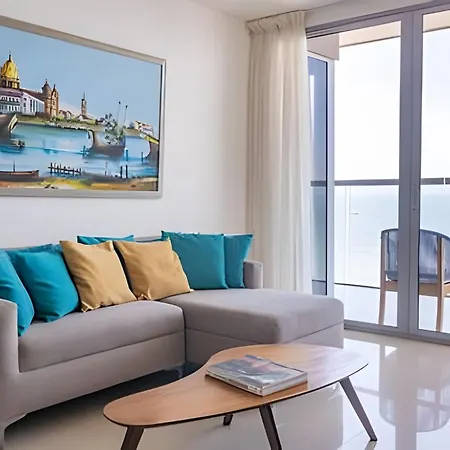 Apartamento Hermoso Apto 2 Hab Piso 11 En Morros Cartagena